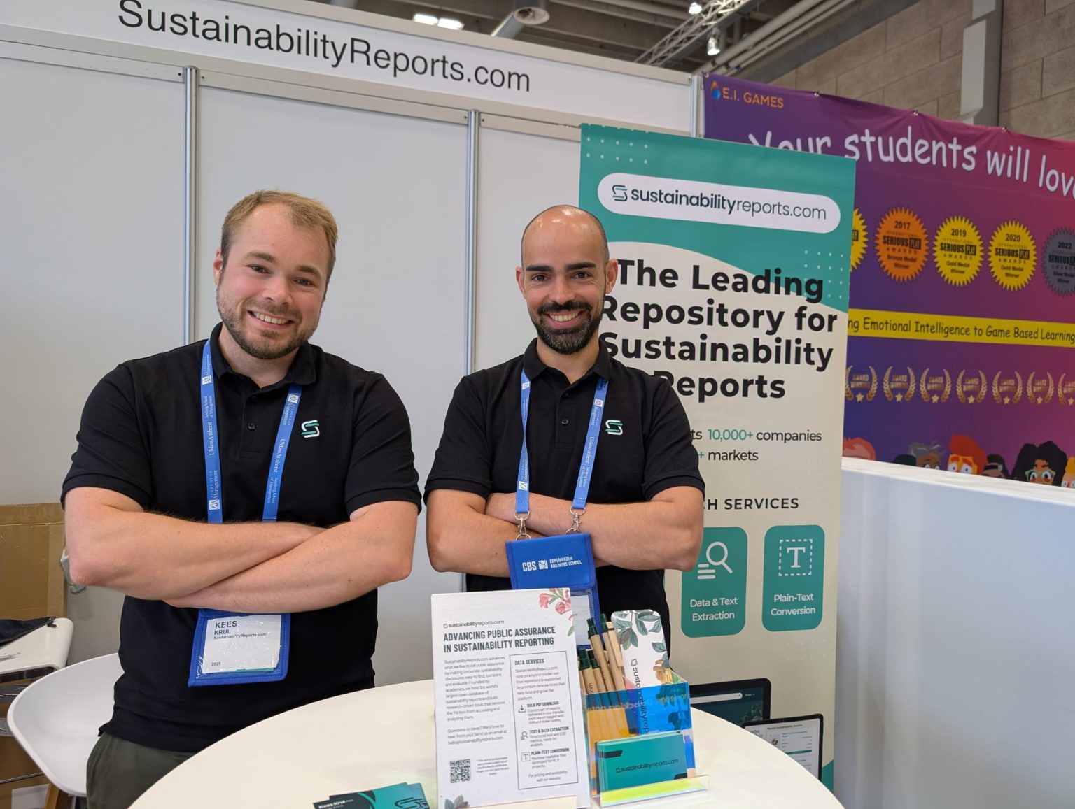 SustainabilityReports.com team presenting at the annual Academy of Management (AOM) meeting 2025